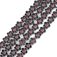 Vista 29 de HAAMIIQII 65 cuentas sueltas de hematita negra natural de 0.157 x 0.236 pulgadas, cuentas de piedra espaciadora cilíndrica para hacer joyas