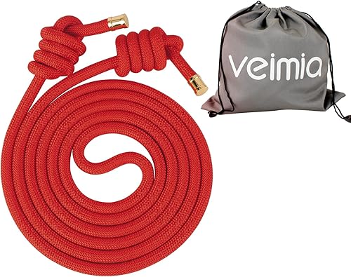 veimia Cuerda de flujo para fitness, de alto rendimiento, cuerda de entrenamiento de doble tejido, cuerda de salto de flujo ajustable para hombres y