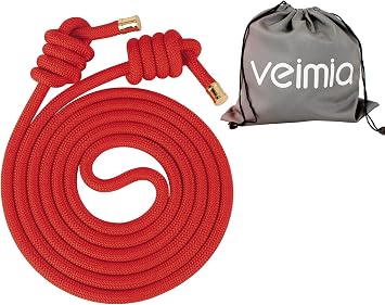 veimia Flow Rope for Fitness High Performance Double Woven Workout Rope Adjustable Flow Jump Rope for Men Women Training Indoor Outdoor Cardio Exercise Rope for beginner