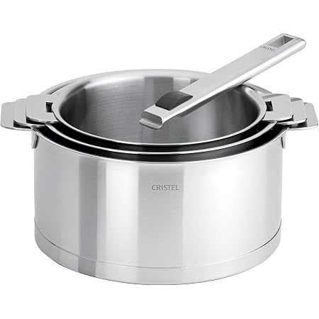 Lot De 4 Casseroles Sitram Inox 14/16/18/20 Cm - Toutes Feux Dont Induction, Poignées Thermorésistantes, Qualité Française Durable
