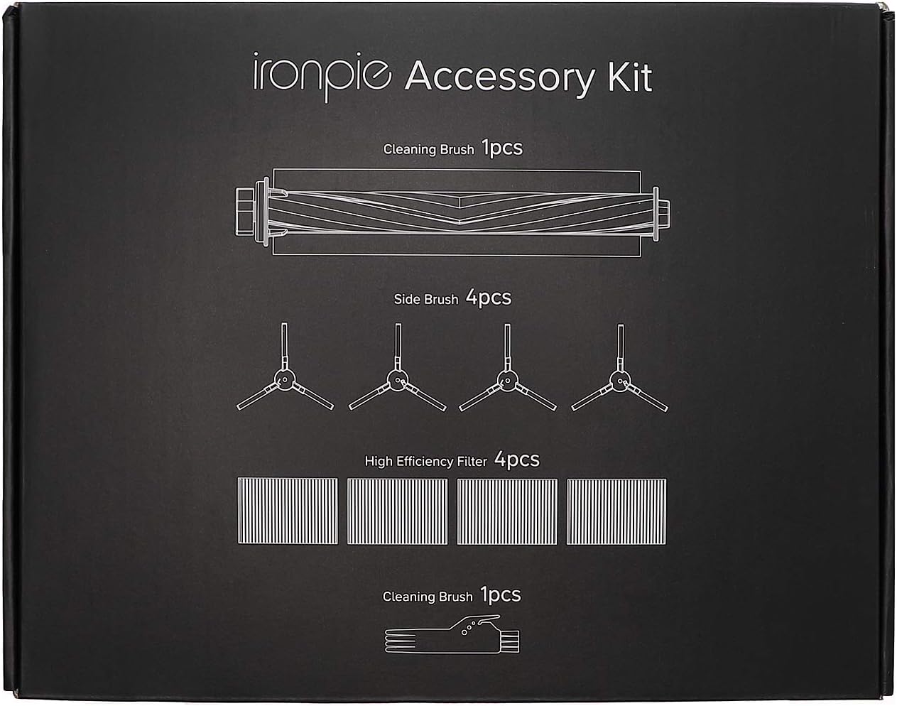 Trifo Ironpie Accessory Kit (Without Cleaning Cloth) for M6 and M6+, Black