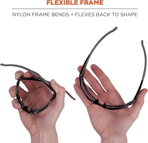 Miniatura 5 de Ergodyne Skullerz Thor - Gafas de seguridad, montura negra, lente transparente