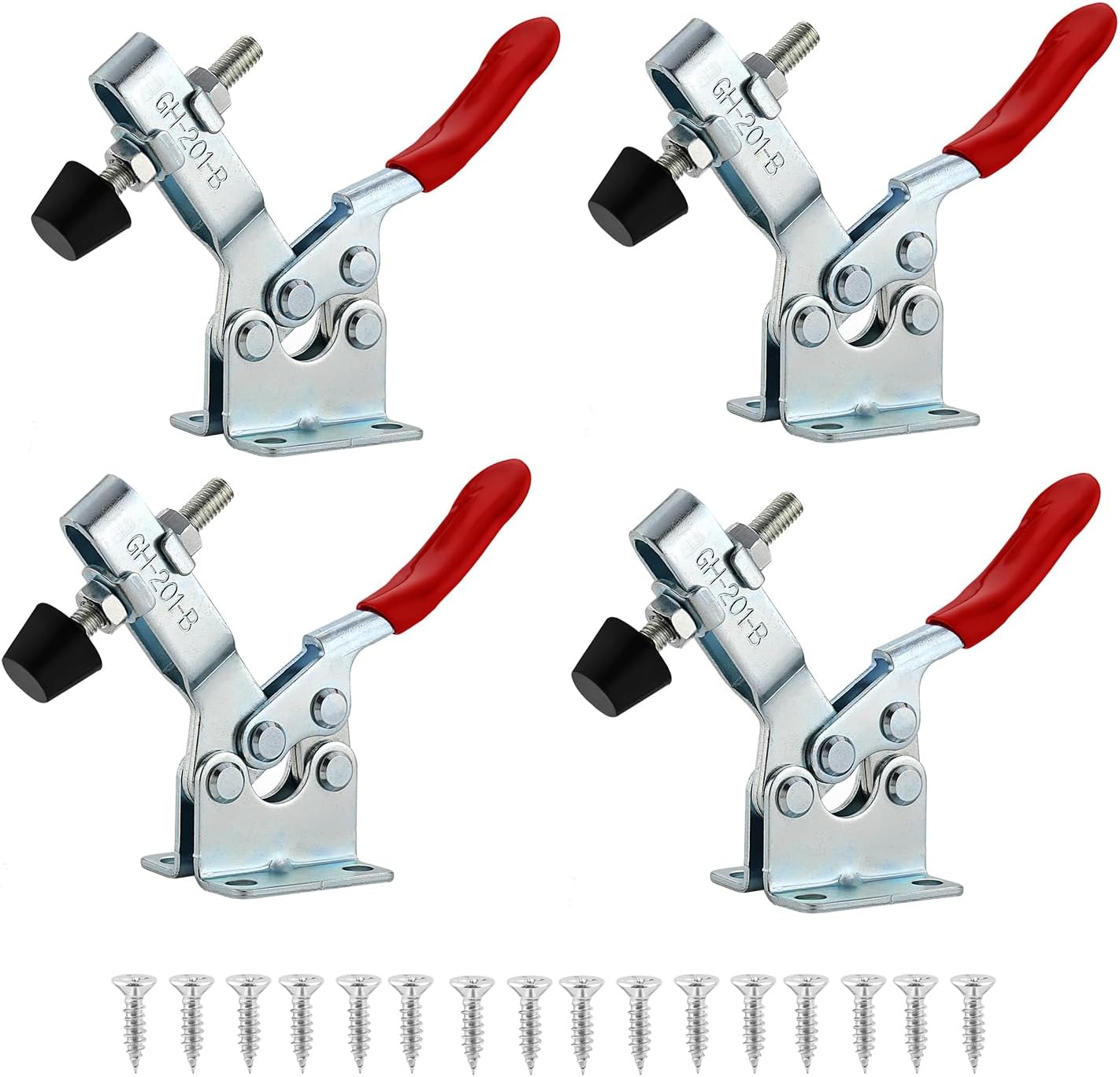 2 Stück Verstellbare Knebelklemmen – 122 Mm, Aus Edelstahl, Abschließbar, Für Boxen, Schränke & Schubladen