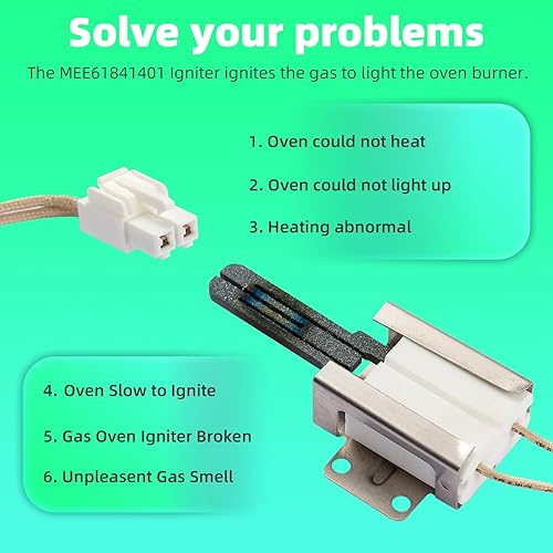 Miniatura 6 de MEE61841401 MEE61841403 MEE63084901 Cocina de gas Encendedor de estufa compatible con hornos y cocinas LG, reemplazo del ignitor PD00001851 1599783