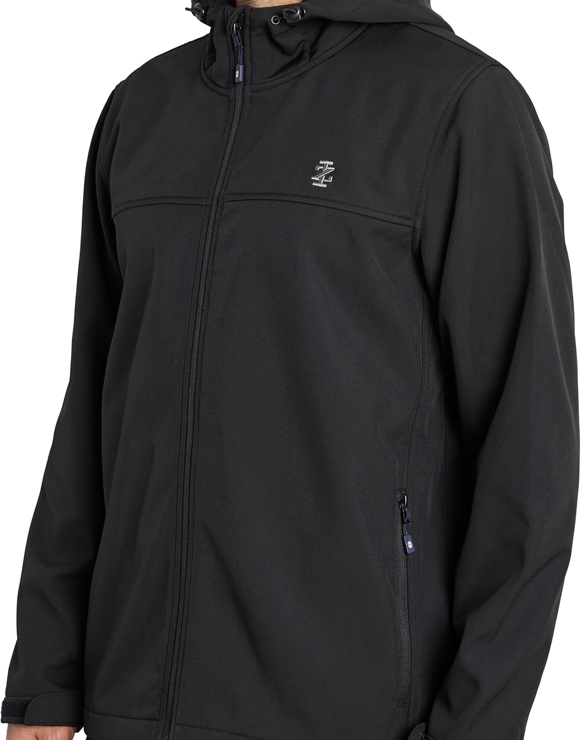 IZOD mens Hooded Softshell Jacket - Image 2
