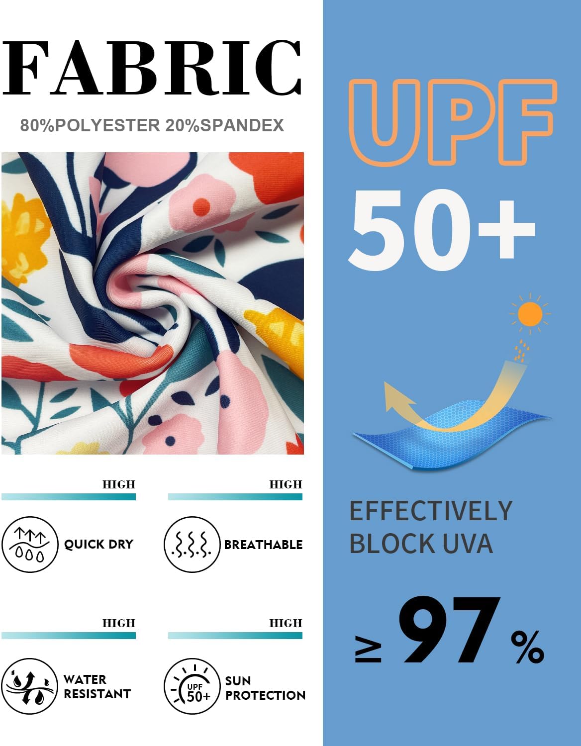 WOWENY Tankini Swimsuits for Women Ruched Tummy Control Bathing Suit Swimwear UPF 50+ Ruffle Padded Tops Only No Bottom - Image 3