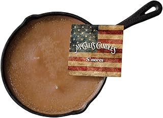 McCall’s Candles | S’Mores | Rustic Fryin’ Pan Candle | 14 oz Multi-Wick | USA-Poured Wax | Farmhouse Décor | Toasted Marshmallow & Chocolate Fragrance
