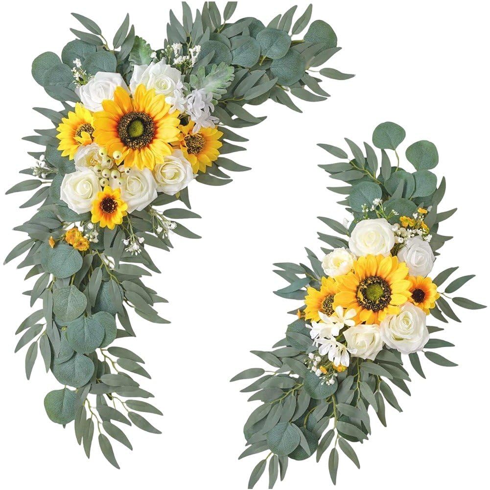 Fleurs artificielles de mariage haut de gamme pour décoration d'arches