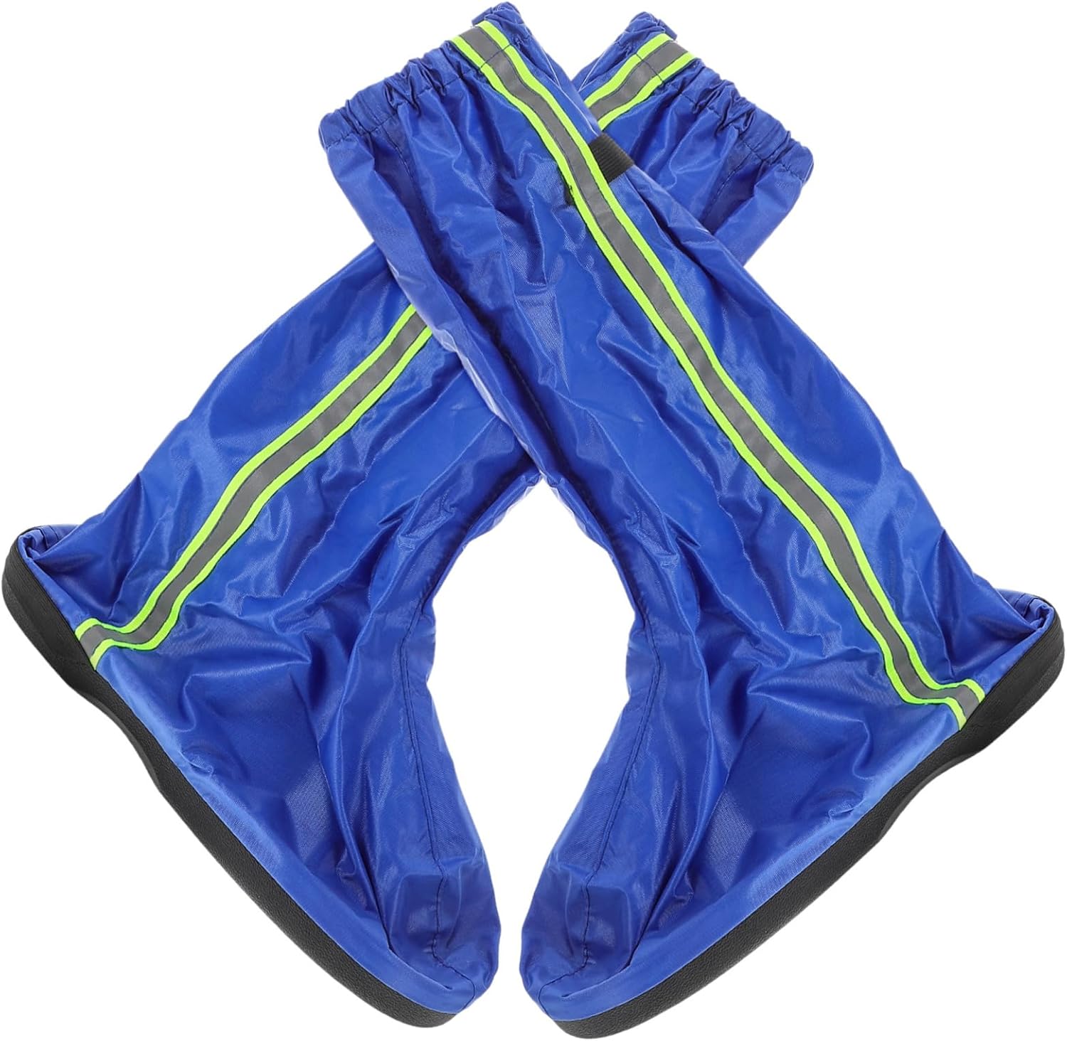 Milisten 1pair Portable Rain Boot Gaiters for Men Women Rainproof Shoe Zipper for Outdoor Travel Oxford