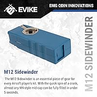 Vista 2 de Evike Airsoft - EMG Odin Innovations Sidewinder Airsoft BB Cargador de velocidad (Color: M12 - Azul sin drama)