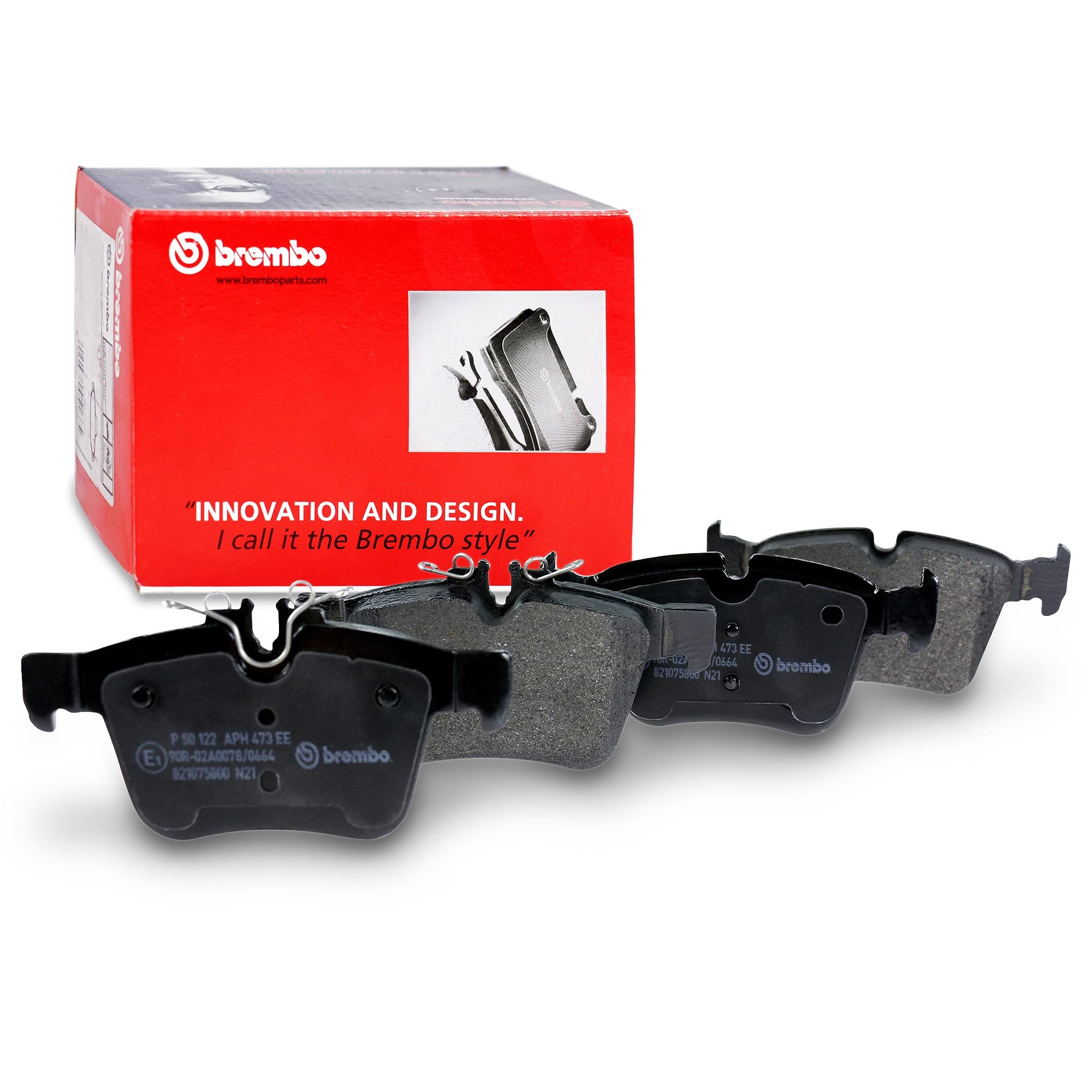 Rear BREMBO P 50 122 Brake Pad Set, disc brake for MERCEDES-BENZ,MERCEDES-BENZ (