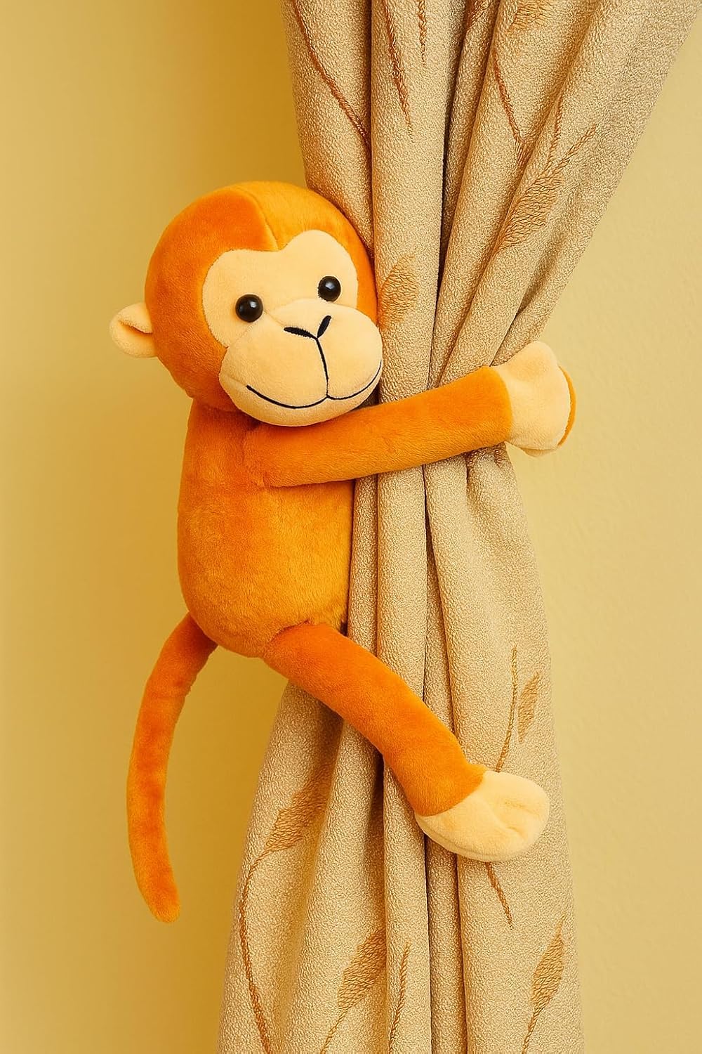 Monkey Plush Curtain Tieback Stuffed Animal Hanging Toy Kids Room Decor Brown Lite 40 cm-image-48