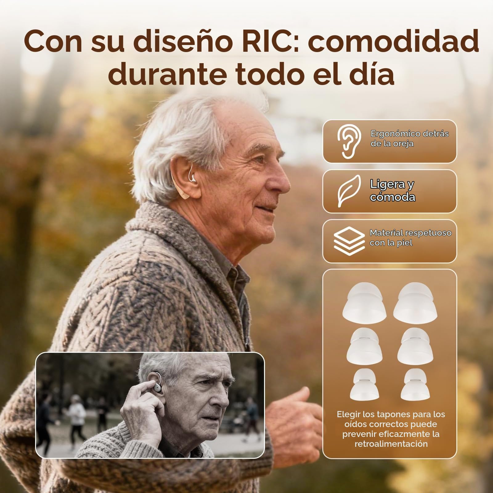 Retekess TE201 Amplificador de Sonido Recargable para Familias