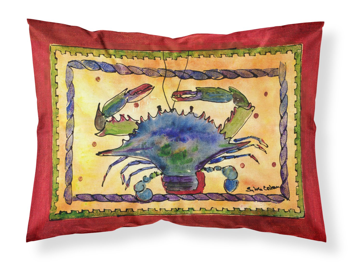 Taie d'oreiller crabe absorbe la transpiration en tissu respirant pour des nuits fraîches
