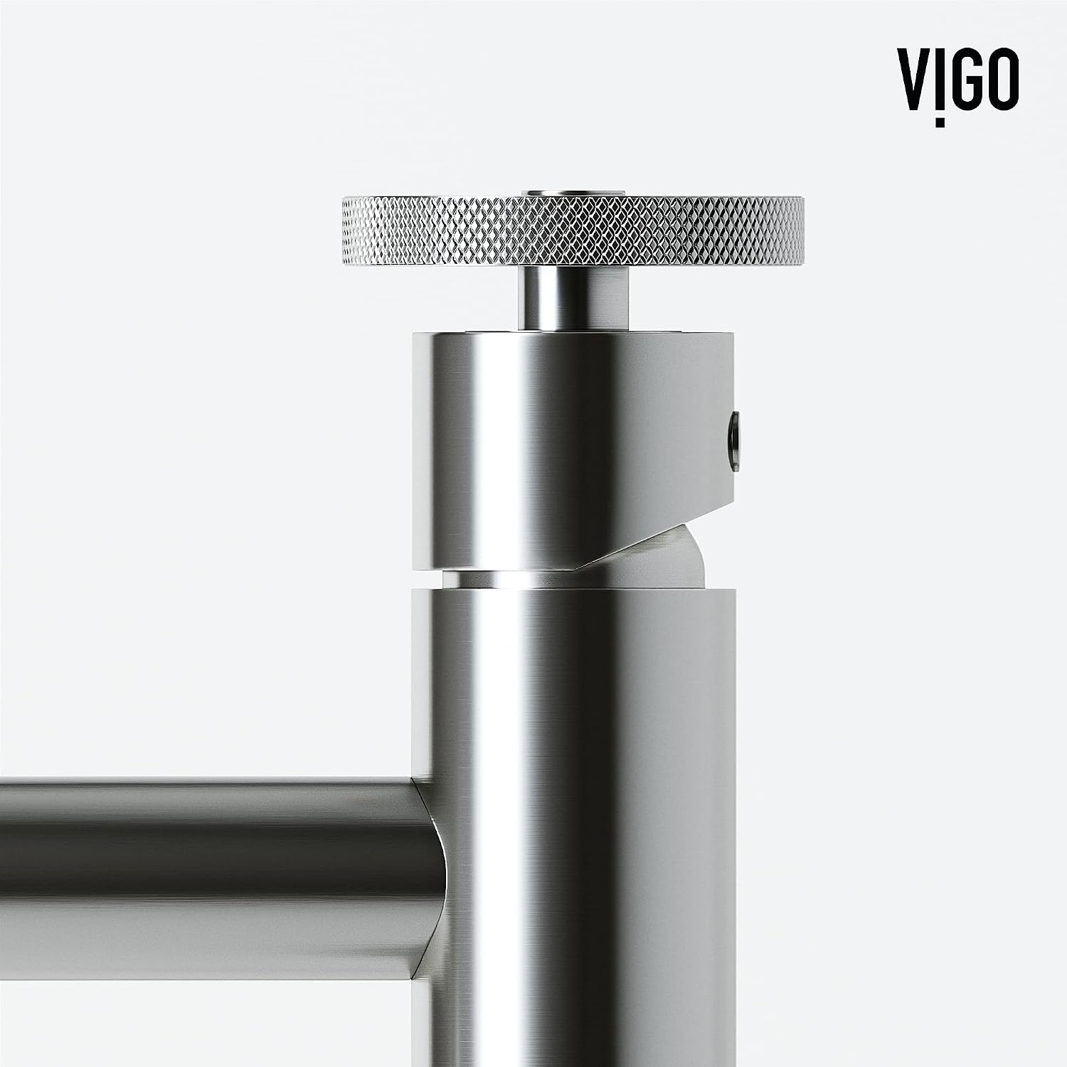 VIGO Cass 12'' H Single Handle Single-Hole Bathroom Vessel Faucet in Brushed Nickel-VG03030BN