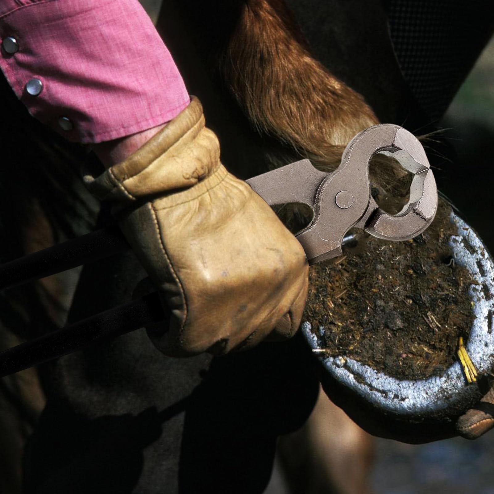 COLLBATH Hoof Repairing Scissor Cattle Horse Foot Shear 30cm Hoof Trimmer Multifunctional Livestock Tool
