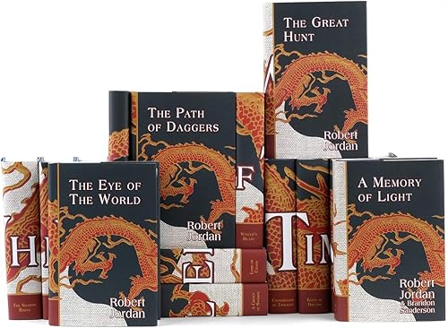 Miniatura 4 de Juniper Books The Wheel of Time - Juego completo de libros de tapa dura de 15 volúmenes con cubiertas antipolvo diseñadas a medida