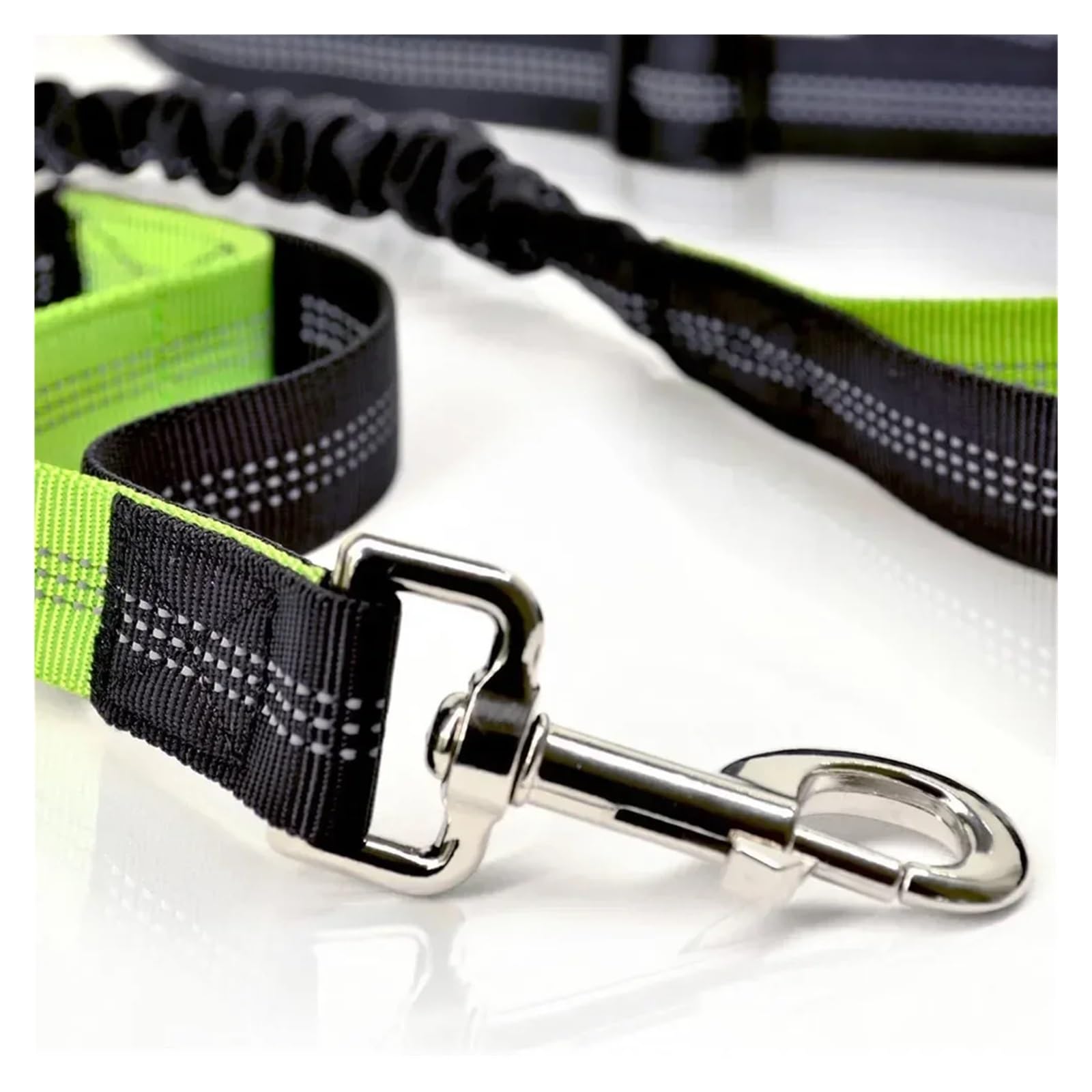 Corde de Traction élastique rétractable for Chien, Taille Mains Libres, for Grands Chiens