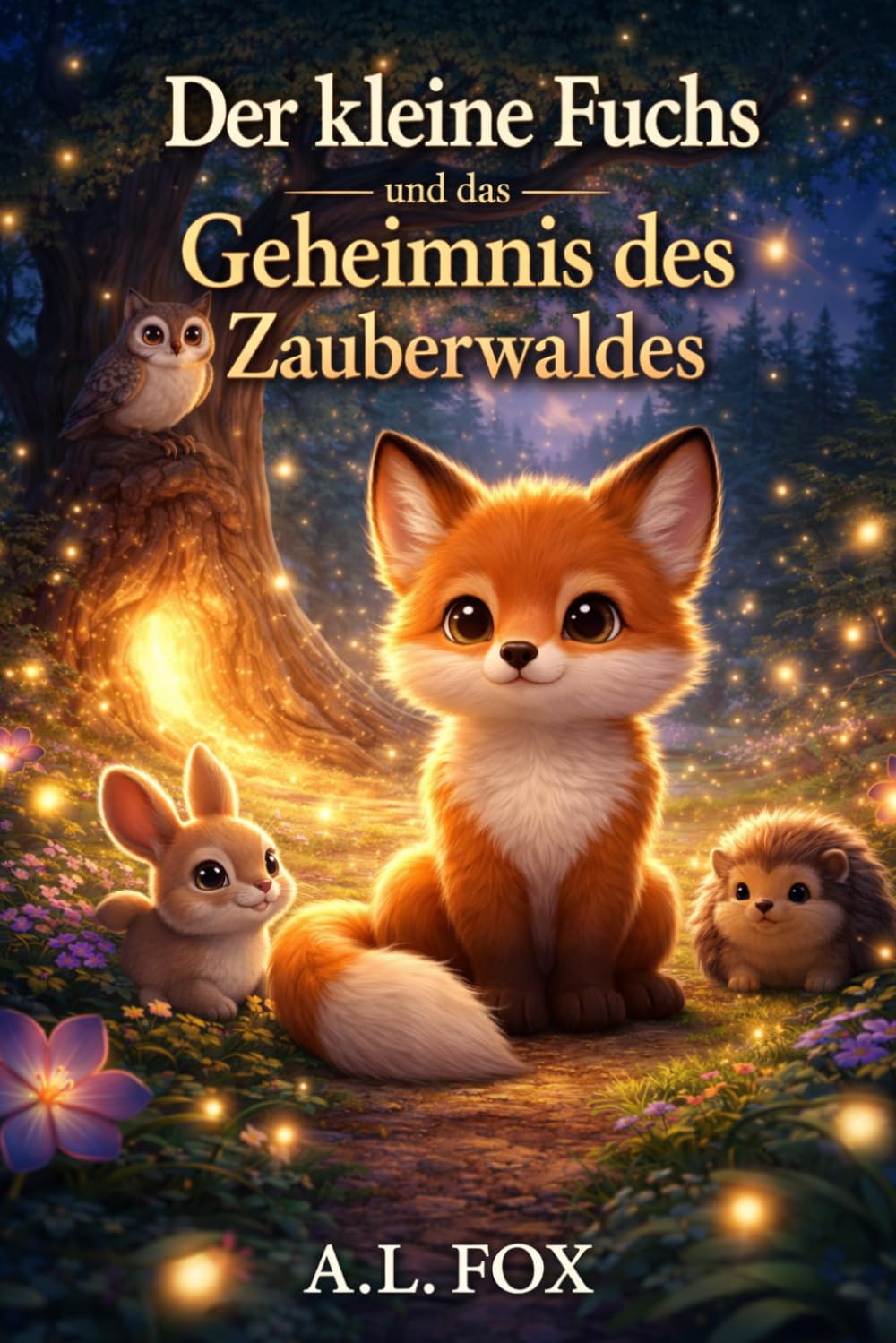 Der kleine Fuchs und das Geheimnis des Zauberwaldes: Eine magische Gute-Nacht-Geschichte für Kinder ab 4–8 Jahren über Freundschaft, Mut, Selbstvertrauen und ein zauberhaftes Abenteuer im Wald