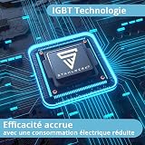 STAHLWERK Poste à souder MIG/MAG 200 ST – Kit complet – Inverter IGBT 200 A, poste sous gaz avec dévidage synergique, compatible FLUX (fil fourré), fonctionnel Lift-TIG & MMA (ARC) - 9