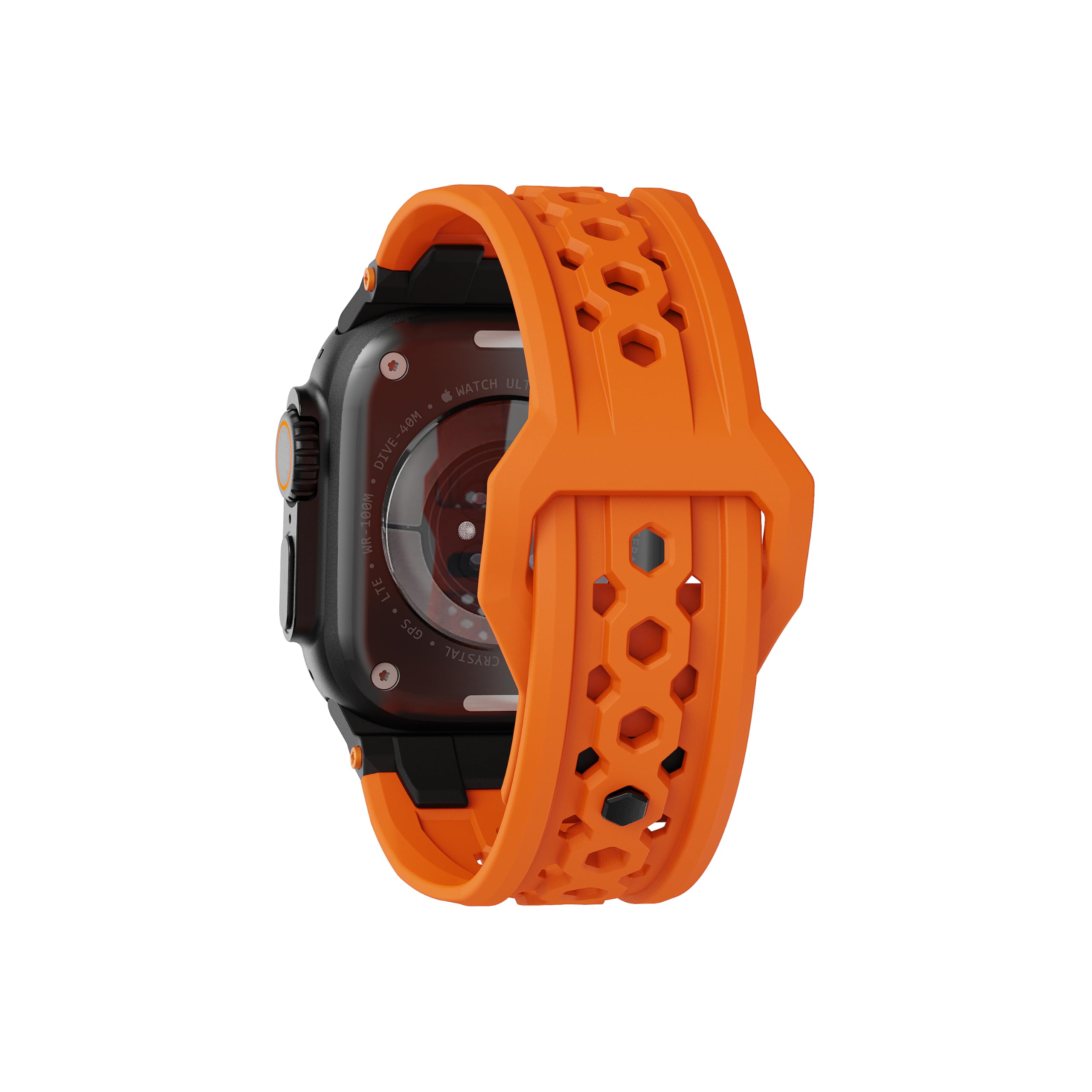 URBAN ARMOR GEAR Monarch Armband Apple Watch | Kompatibel mit Apple Watch Größen: 42mm / 44mm / 45mm / 46mm / 49mm | Perfekt für Outdoor-Aktivitäten | Edelstahl-Verschluss