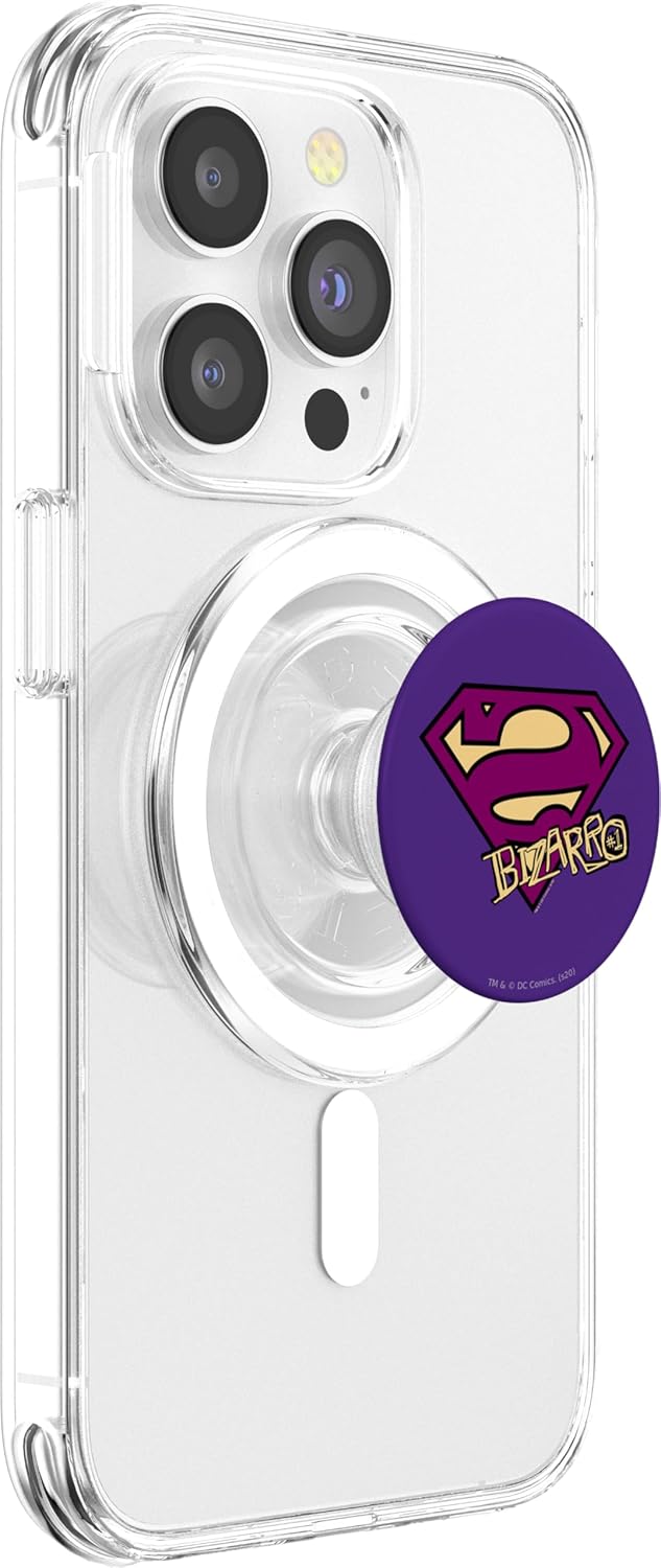 Superman Bizarro Shield PopSockets MagSafe PopGrip for iPhone