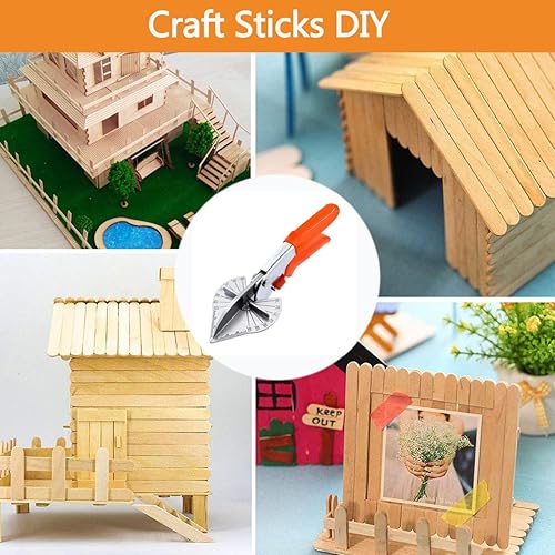 Miniatura 2 de Herramienta de corte de cuarto redondo, tijeras de inglete multiángulo, cortador de moldeo de zapatos para manualidades, tijeras multifuncionales,