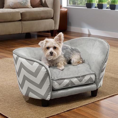 Miniatura 2 de Sofá cama para mascotas acurrucadas de Enchanted Home Pet Gris