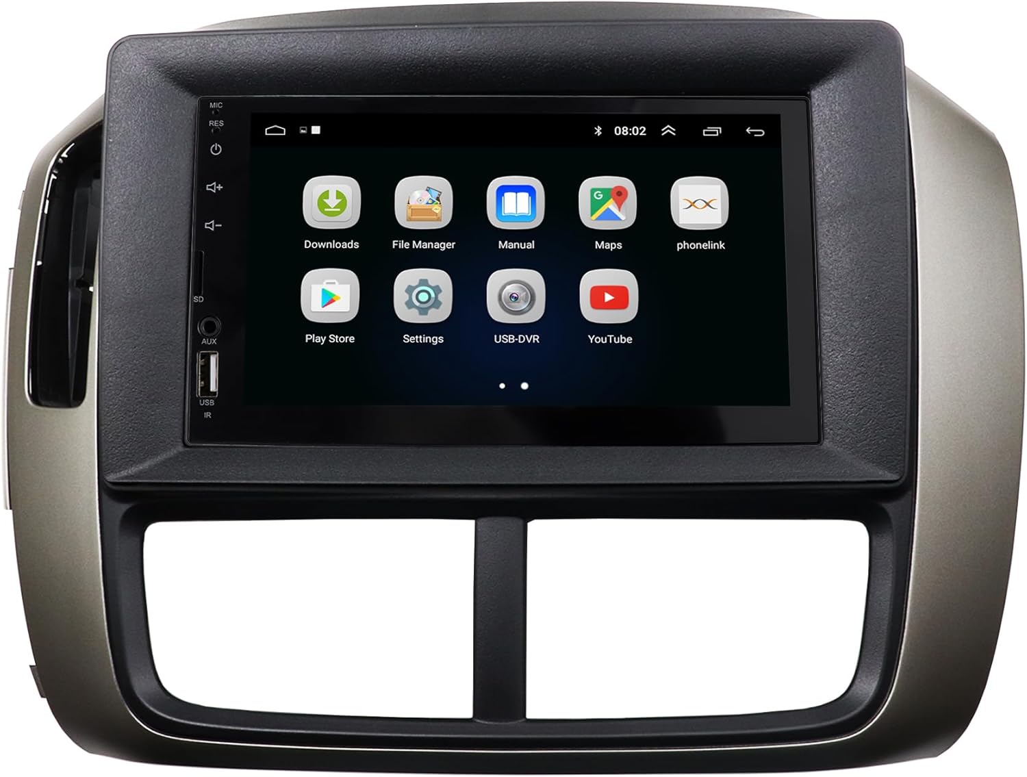 Radio Stereo Bezel for Honda Pilot 2005-2008 Dash Installation Mount Trim Kit Fits 9" and 2 Din