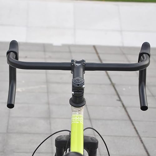 Miniatura 5 de UPANBIKE Manillar de bicicleta de 1.000 in de longitud de 16.535 in de longitud de manillar de bicicleta de engranaje fijo barra de gota manillar