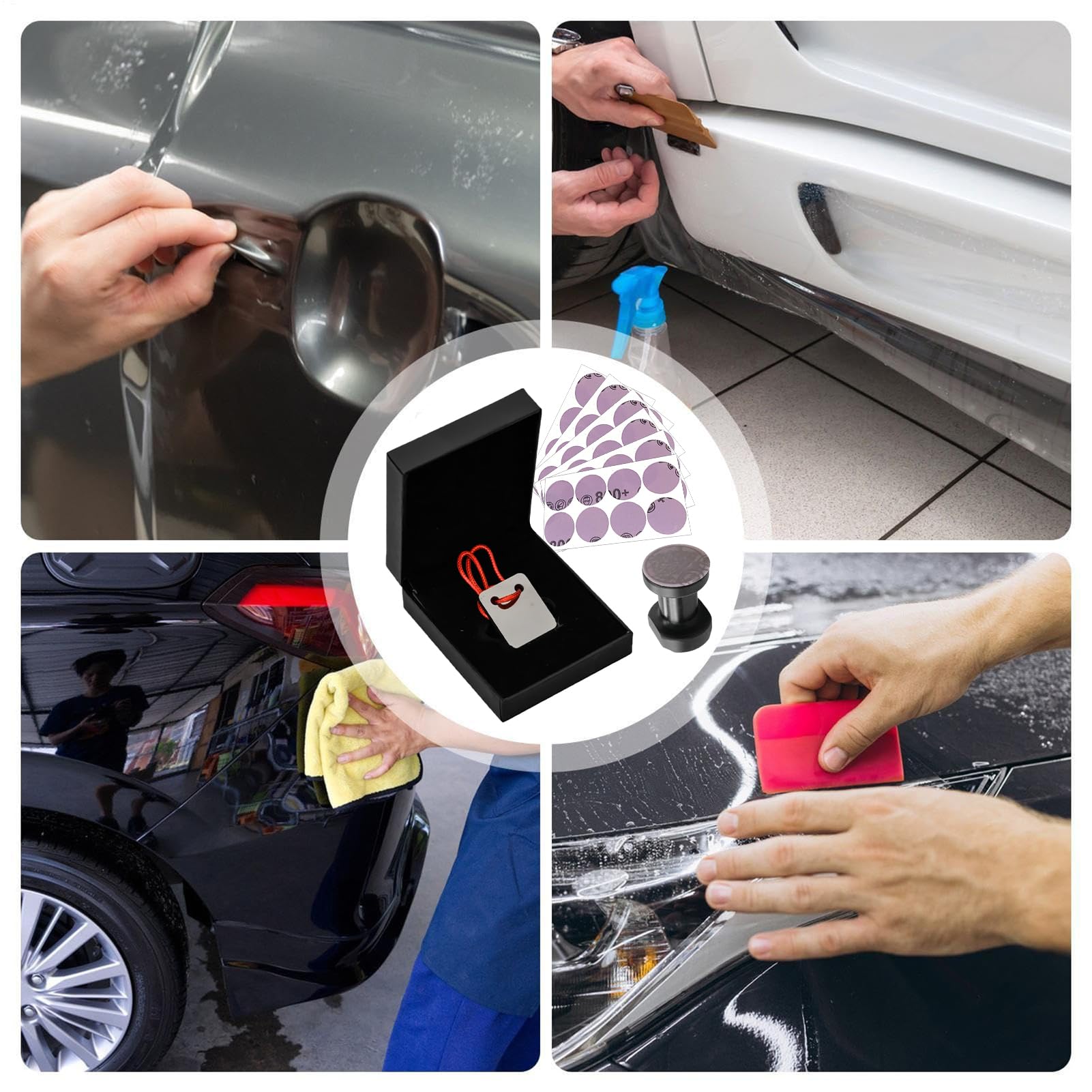 Skrobak Do Lakieru Samochodowego Narzędzie Ergonomiczny Skrobak Z Odpinaną | Motoryzacyjny skrobak polerski metalu Do Aut, Sedanów, Pickupów, Skuterów,