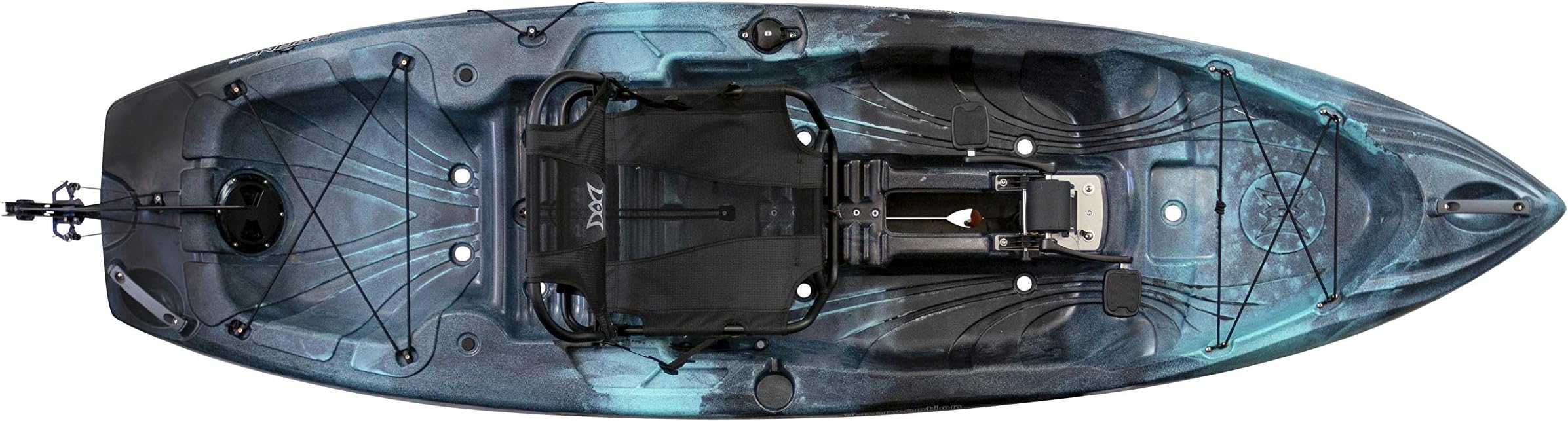 Perception Crank 10 | Sit on Top Pedal Kayak | Adjustable Lawn Chair Seat | 10'