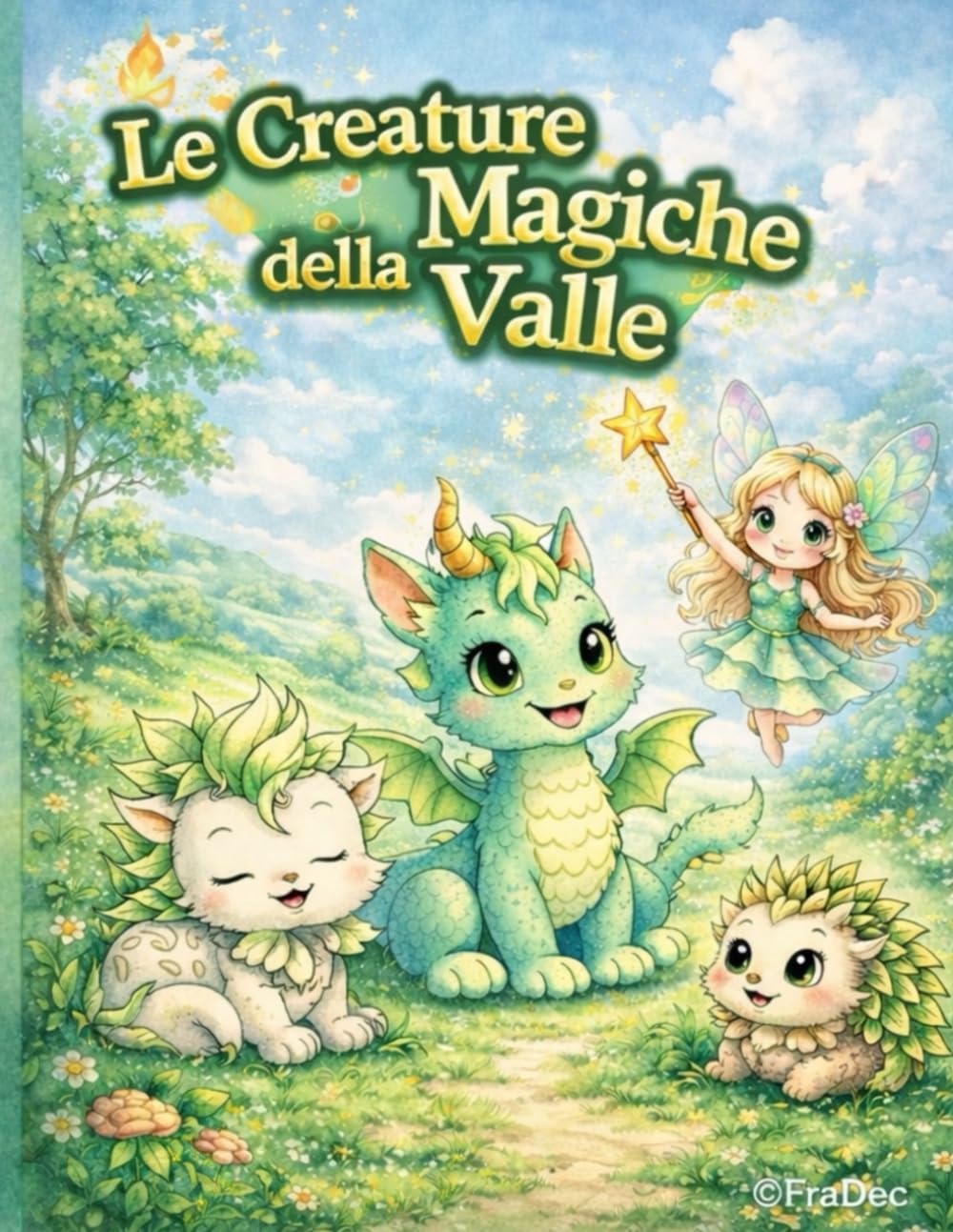 Le Creature Magiche della Valle: Libro da Colorare