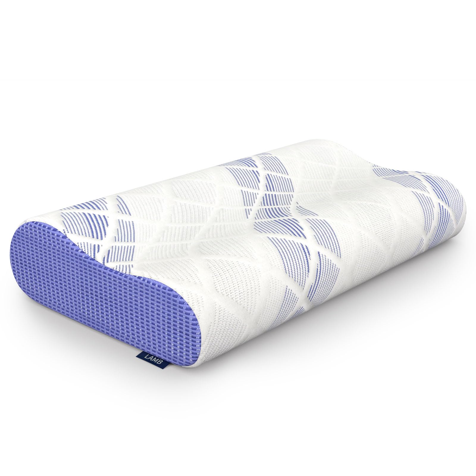 Oreiller ergonomique LAMB en mousse à mémoire de forme réglable