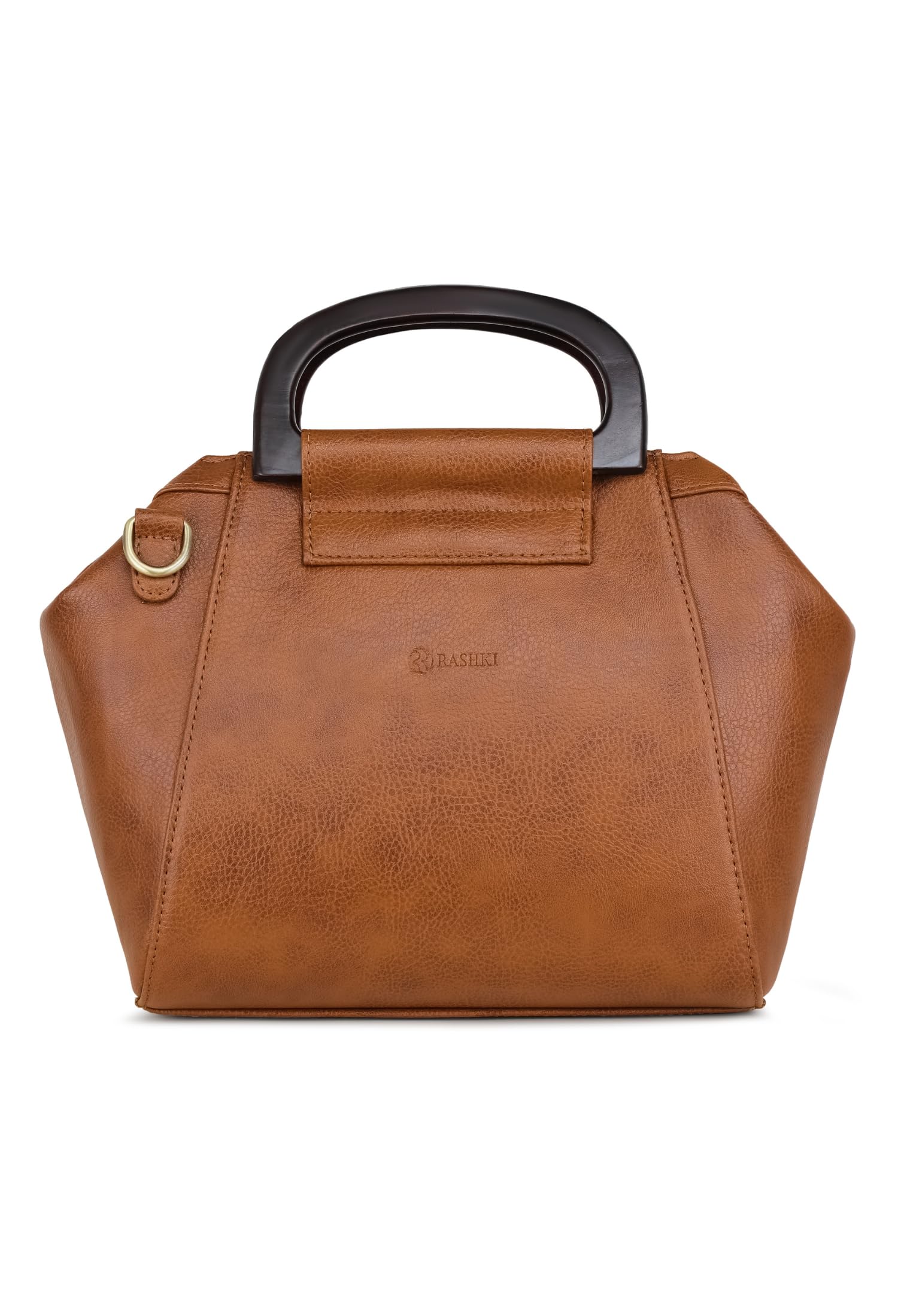RASHKI Unica- Womens Handbag | Spacious | Real Wood Handle | Detachable and adjustable Shoulder Strap | Zipper closure and magnetic button (TAN) (B0825XP38D) Amazon Price History, Amazon Price Tracker