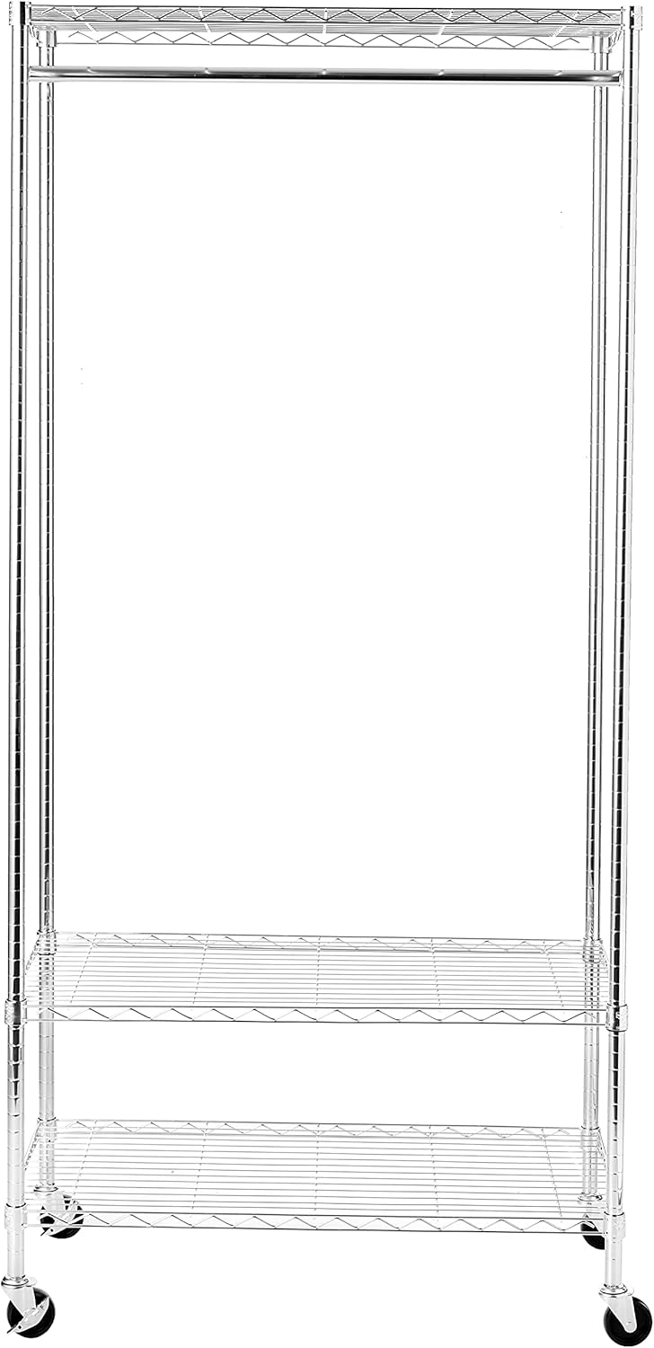70% оƒƒ Evеrуthіng Honey-Can-Do GAR-02079 3-Shelf Deluxe Garment Rack, Chrome