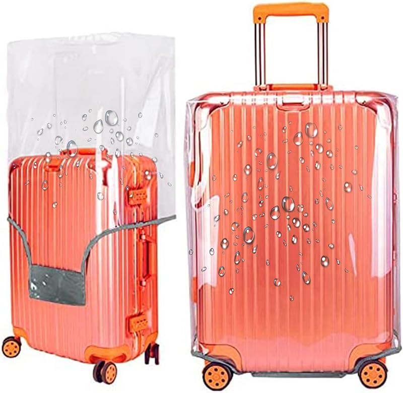 Luggage Cover 28 Inch TSA Approved, Full Clear Suitcase Cover | 0.3mm Thickness Luggage Protector Cover for 28-29 Inch Suitable for Long Travel Accessories