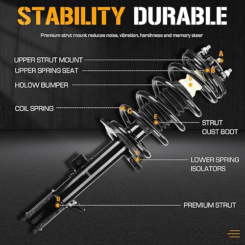 Miniatura 2 de Amortiguadores de resorte delantero completo para Ford Escape 2001-2012, Mazda Tribute 2001-2006 y 2008-2011, para Mercury Mariner 2005-2011, 171593