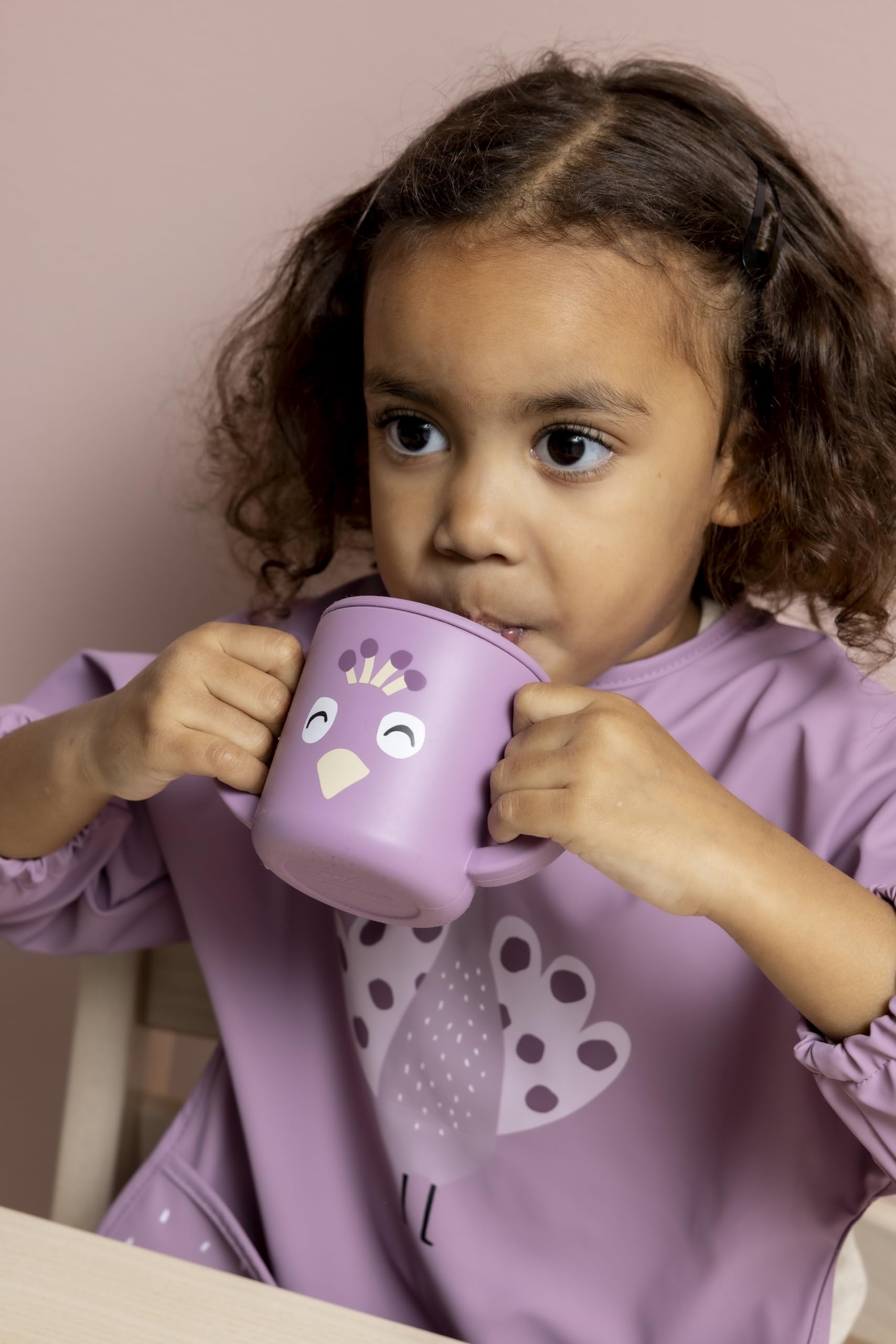 Trixie - Tasse d'apprentissage en silicone - Mrs. Peacock