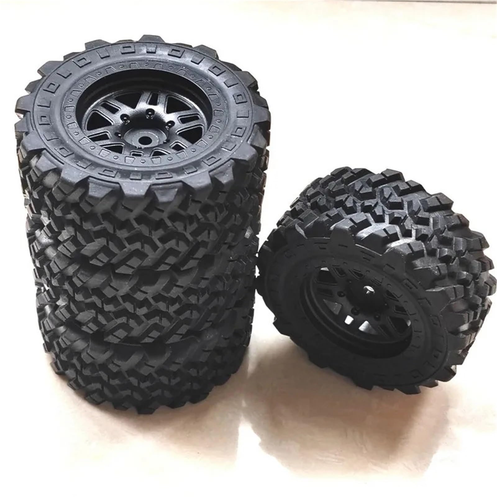 Für MJX 14209 1/14 Reifen/Räder 4 Teile/Satz RC Autos LKW Ersatz Modifikation Und Ersatzteile RC Zubehör