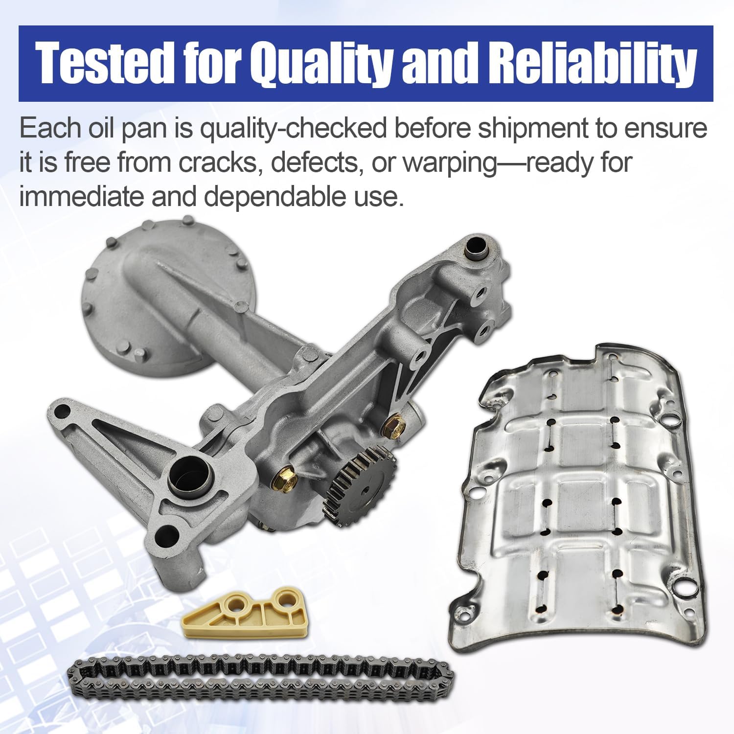 K20 Oil Pump Kit Fits for 2007 Accord 2002-2006 Acura RSX 2006-2011 Honda Civic 2002-2006 CR-V; Fits for K20A, K20A2, K20Z1, K24A, K20Z3