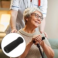 Vista 6 de KALIONE Paquete de 4 agarres de caña – Reemplazo de mango de espuma negra para personas mayores