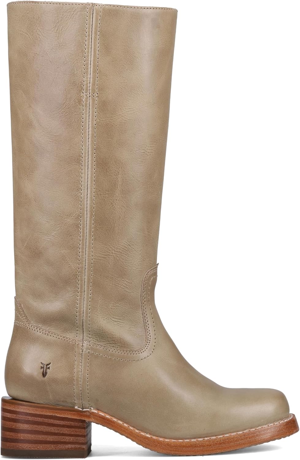 Frye Campus 14L Tall Leather Boots for Women - Chunky Heels - Waterproof Welt Shoes - Riding-Style Knee-High Boots for Women - Pull-On Tabs - Cushioned Leather Insole for All Day Wear