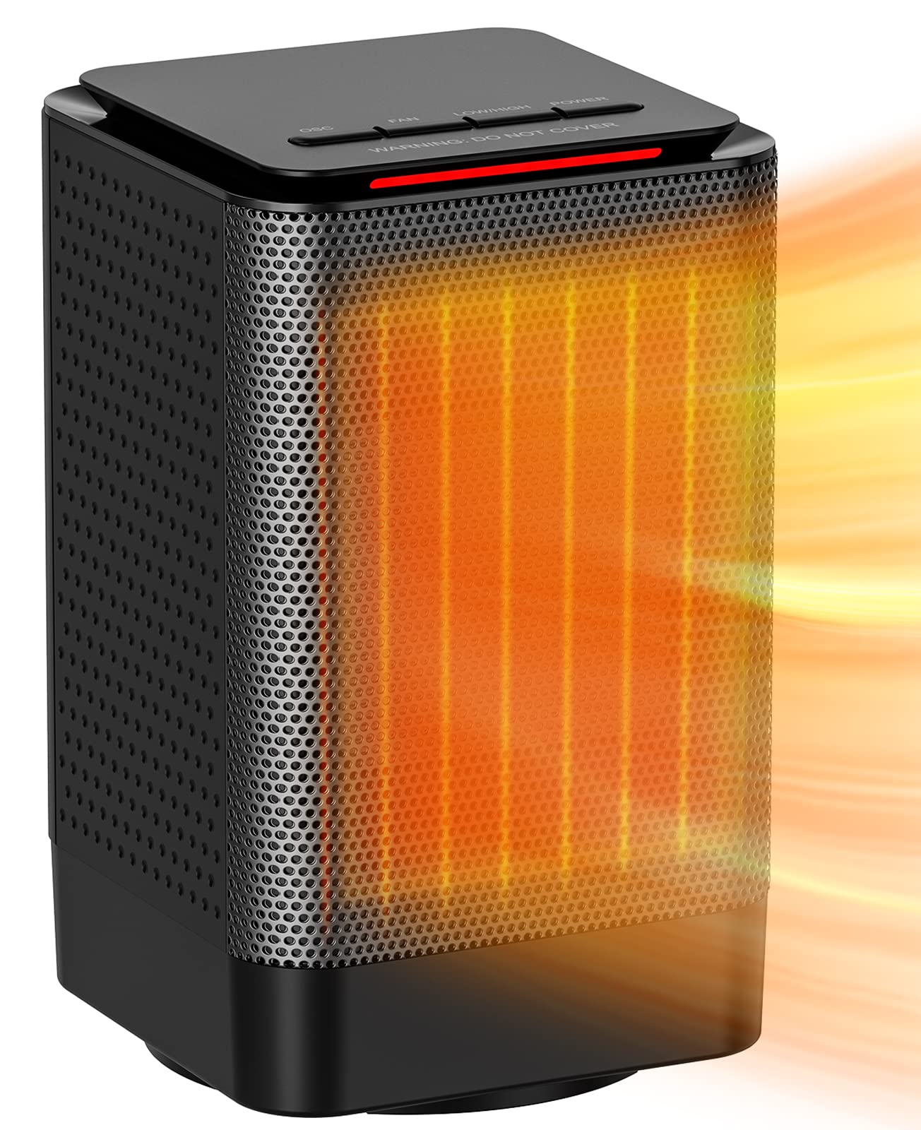 Space Heater, Portable Oscillating Heaters for Indoor Use, TABYIK PTC Ceramic Heater with Tip-Over & Overheating Protection for Office Desk