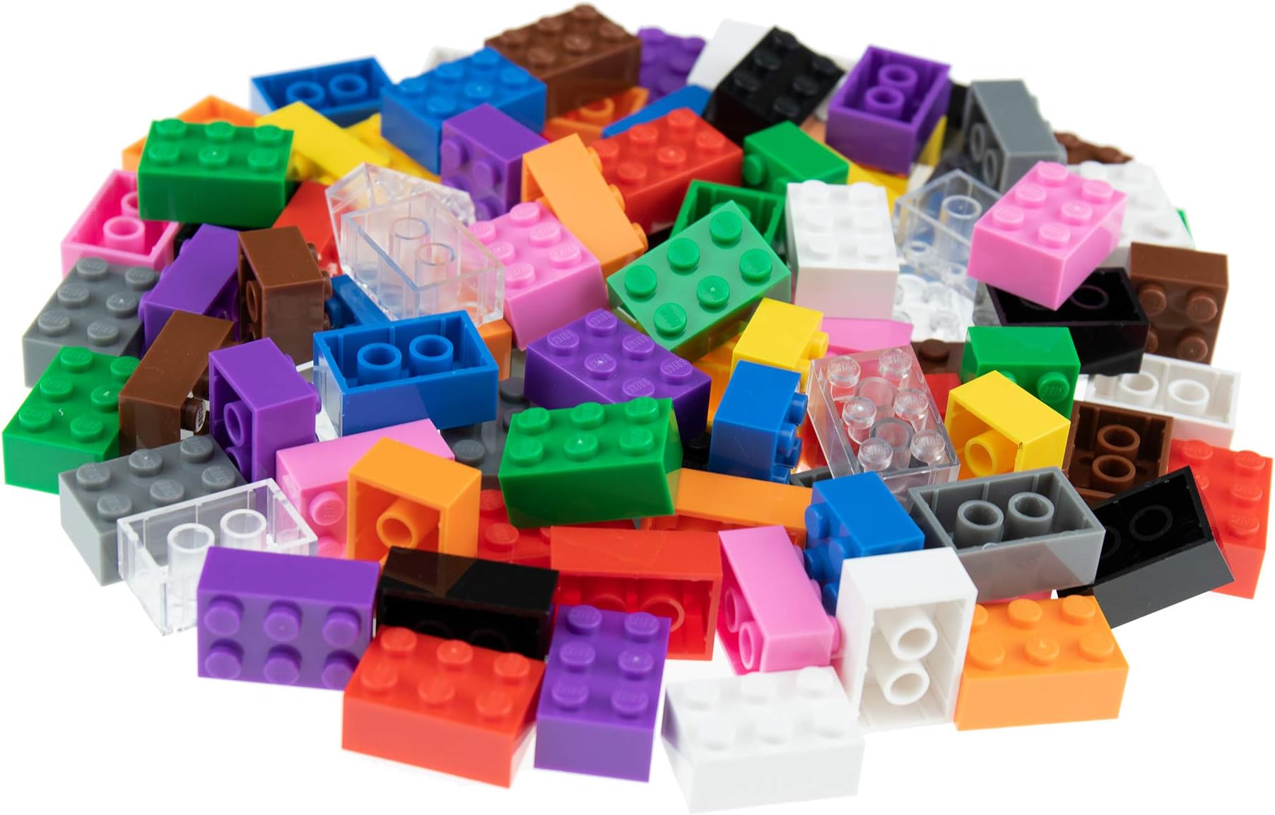 Strictly BriksCompatible with Lego Classic Bricks Starter Kit, 12 Colors, 96 Pieces, 2x3 Studs, Building Creative Play Gift Set for Ages 3 and Up, 100% Compatible with All Major Brick Brands