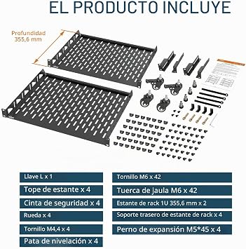 Tecmojo 19 Inch 12U Open Frame 19