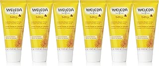 Weleda Baby Calendula Diaper Cream,2.8 Fluid Ounce,Plant Rich Protection with Calendula,Chamomile,Sweet Almond Oil,Lanolin and Zinc Oxide,(Pack of 6)