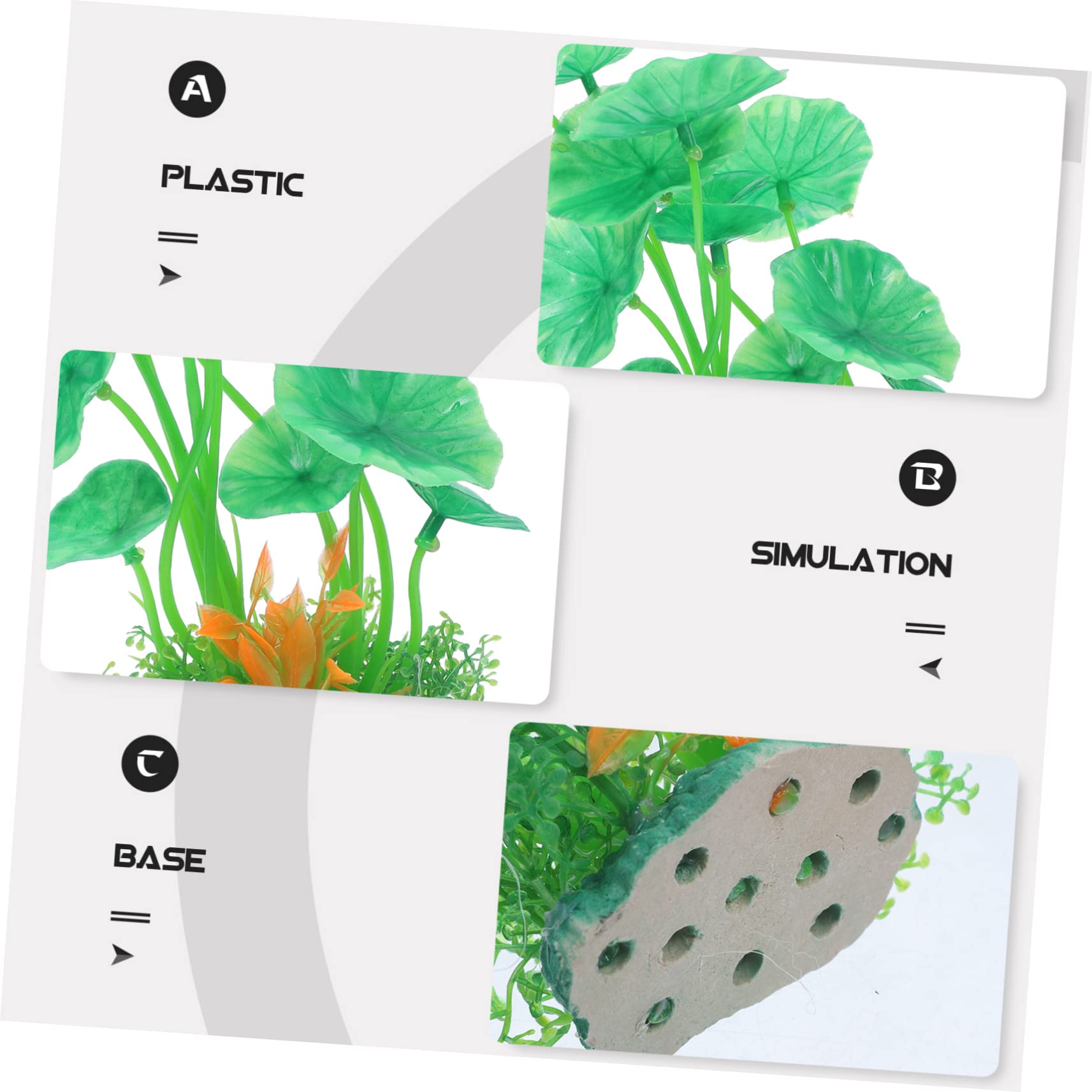 Sosoport 10stücke Künstliche Wasserpflanzen Für Aquarien Dekoration Für Betta-fischbecken Geeignet Für Süß Und Langlebiges Material Aquarium
