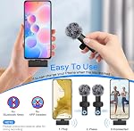 OSA USB-C Microphone Lavalier sans fil pour iPhone 15 Série/Android/Type-C Ordinateur portable Smartphone, Microphone sans fil pour l'enregistrement vidéo Mini Microphone, streaming en direct, TikTok, Vlog, YouTube, Entretien