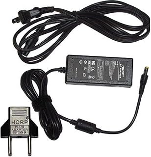 HQRP AC Adapter for Casio LK-160 / LK160 / LK-165 / LK165 / LK-240 / LK240 Keyboards Power Supply Cord Plus HQRP Euro Plug Adapter